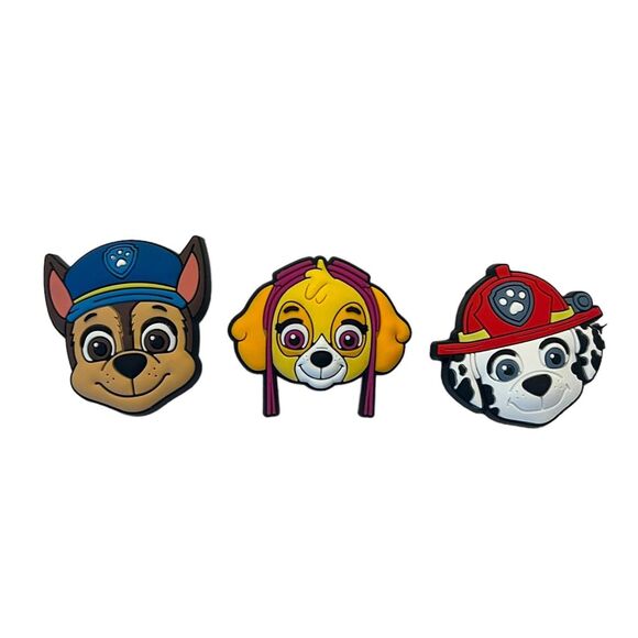 NEW Paw Patrol Clog Charms Lot of 3 Rescue Dogs.‎ Marshall Skye Chase Shoe Charm - Picture 1 of 2